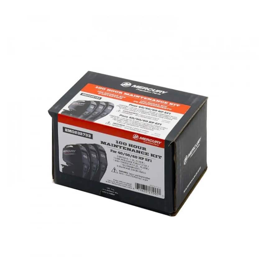 8M0232733 Servicekit Mercury F40-F60 100H Mercury Servicekit 1år/100 timmar för F40-F60 EFI (8M0232733) - Bild 1