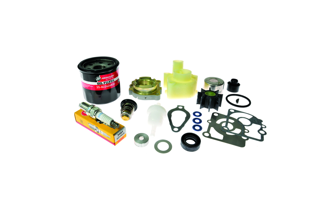 8M0120838 servicekit Mercury Servicekit 3år/300 timmar för F15/F20 Carb (8M0120838) - Bild 1