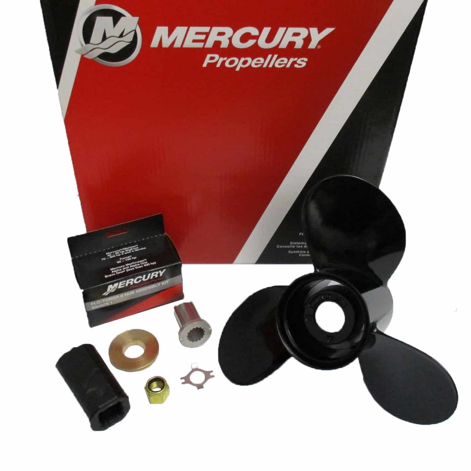 Aftermarket Mercury Propeller 13 X 19 – Fits 40-125 HP Bigfoot Motors