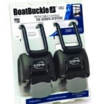 BoatBuckle 50mm automatiskt upprullbart spännband för reling – 2 Pack