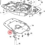 Mercury O-ring adapterplatta (845746)