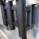 Linder fäste för tubspöhållare