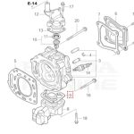 Honda Marine packning grenrör till BF4-6 (18115-ZVD-000)