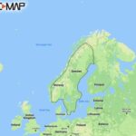 C-MAP Sjökort Reveal - Scandinavia inland M-EN-Y580-MS