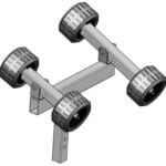 Fogelsta vagga ASR System 4 rullar vänster (315025)