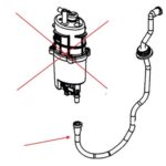 Mercury Bränsleslang till bränslemodul EFI 75-115 2.1L