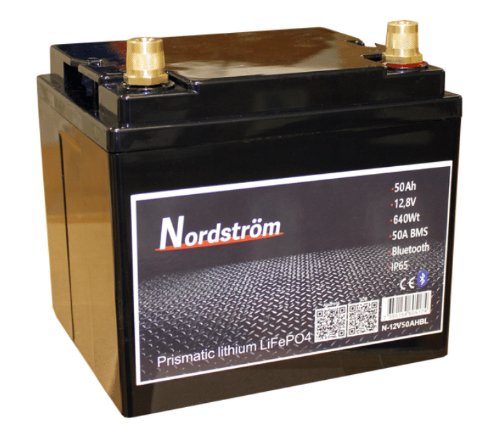 Nordström 50ah Nordström Lithiumbatteri Connect 12V 50Ah Bluetooth - Bild 1