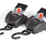 Retract automatiskt upprullbart spännband 50mm x 120cm 2-pack