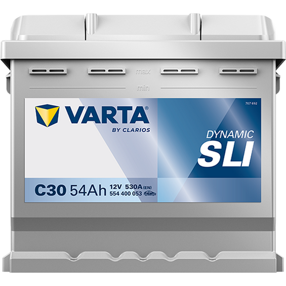 54 Ah Startbatteri Varta Silver Dynamic-C30