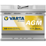 60 Ah Startbatteri Varta Silver Dynamic AGM, D52/A8
