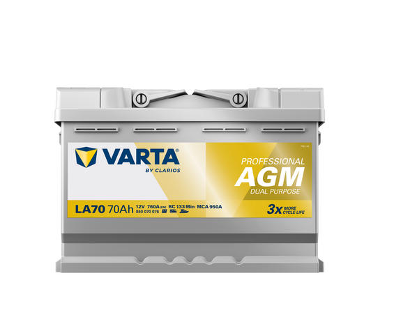 70 Ah Start-förbrukning Varta Professional DP AGM LA70